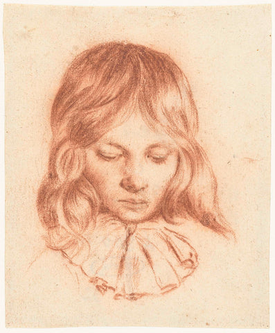 Boy with Downcast Eyes, Gerard ter Borch (II), c. 1672 - 1678 Canvas Print