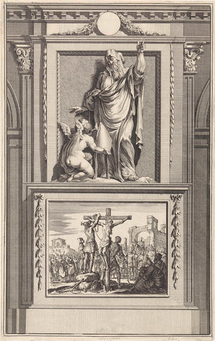 H. Simeon van Jeruzalem, Jan Luyken, 1698 Canvas Print