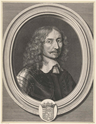 Portrait of Henri II of Lorraine, Robert Nanteuil, 1651 Canvas Print