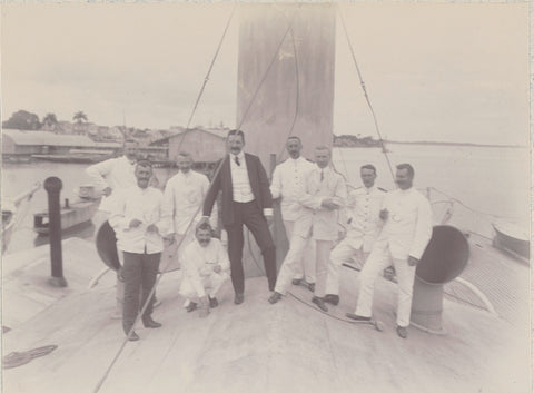 On board the 'Koningin Wilhelmina', Andries Augustus Boom, 1911 Canvas Print