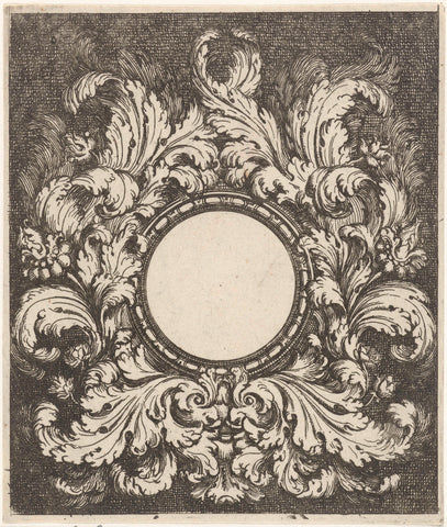 Ornamental medallion, Gerard de Lairesse, 1651 - 1711 Canvas Print