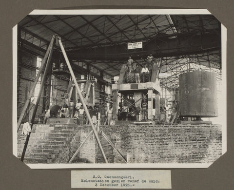 S.O. Goenoengsari. Mill station as seen from the South. 3 December 1926., anonymous, 1926 Canvas Print