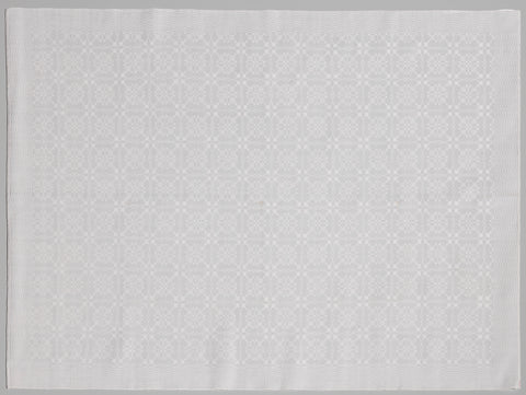 White linen napkin with peeling pattern, , c. 1720 - c. 1780 Canvas Print