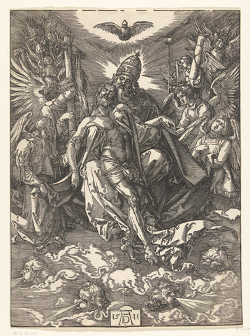 The Holy Trinity, Albrecht Dürer, 1511 Canvas Print