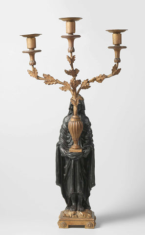 Pair of candelabra, anonymous, c. 1770 - c. 1800 Canvas Print