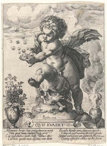 Allegory of Transience, anonymous, 1587 - before 1600 Canvas Print