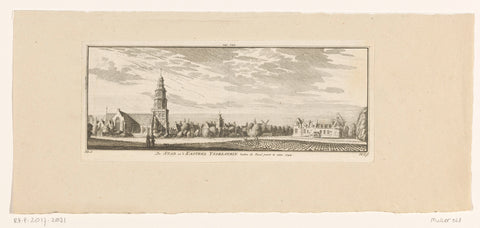 View of IJsselstein, 1774, Hendrik Spilman, 1750 - 1792 Canvas Print