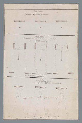 Exercises of the battalion, ca. 1799, Hendrik van der Poth, 1799 - 1803 Canvas Print