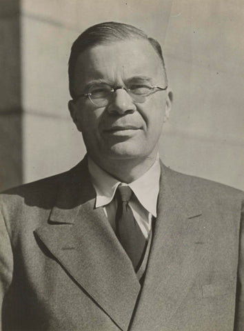 Hubertus J. van Mook, Minister of Colonies, Barratts Photo Press Agency, 1940 - 1945 Canvas Print