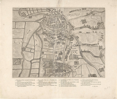 Siege of Groningen, 1594, Bartholomeus Willemsz. Dolendo, 1610 Canvas Print