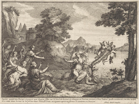 Robbery of Europe, Paul of Summer (II), 1670 - 1697 Canvas Print