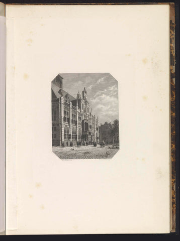 Town Hall of Delft, 1620, Johann Heinrich Maria Hubert Rennefeld, 1865 - 1870 Canvas Print