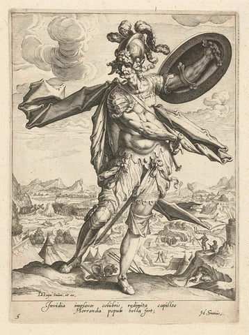 War, Zacharias Dolendo, 1596 - 1597 Canvas Print