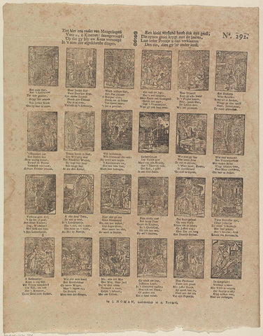 See here a series of mixtures / For you, ô kindren! added; [(...)], Johan Noman, 1806 - 1830 Canvas Print