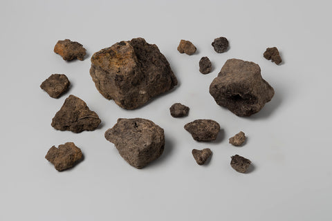 Fragments of peat from the wreck of the East Indiesman 't Vliegend Hart, lost in 1735, c. 1700 - c. 1735 Canvas Print