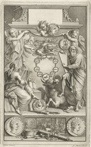 Christ's lineage of King David, Joseph Mulder, 1702 Canvas Print