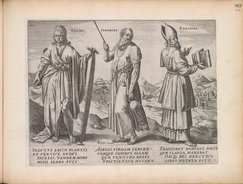 Isaiah, Jeremiah and Ezekiel, Jan Snellinck (I), 1643 Canvas Print