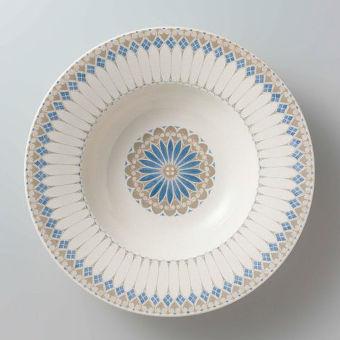 Decorative dish with rosette motif, Chris van der Hoef, c. 1905 Canvas Print