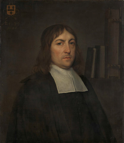 Portrait of Barend Hakvoort (1652-1735), Hendrick ten Oever, 1686 Canvas Print