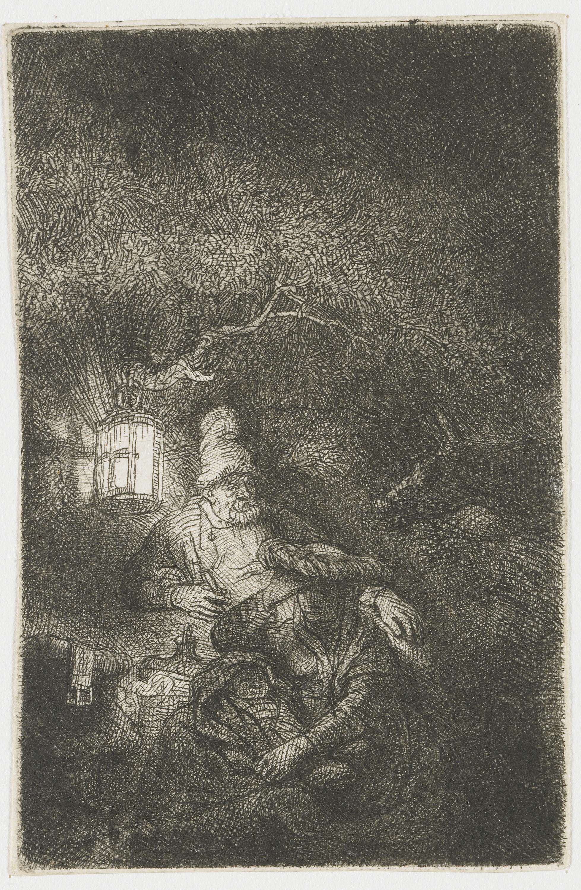 The Rest on the Flight into Egypt, Rembrandt v | CanvasPrints.com