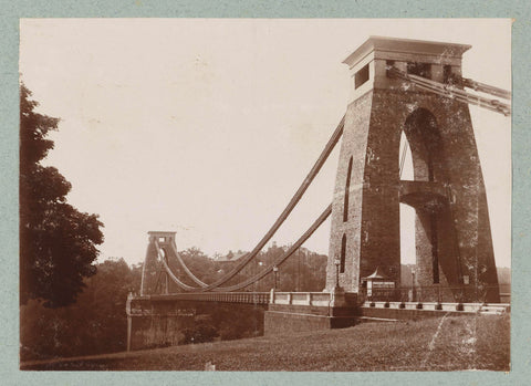 De Clifton Suspension Bridge, Frits Freerks Fontein Fz. (attributed to), 1901 Canvas Print