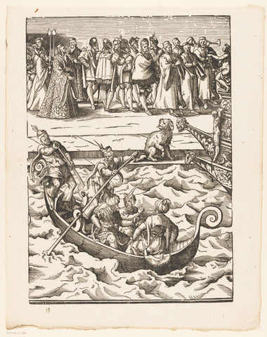 Feast of the Sensa (negende gedeelte), Jost Amman, 1679 Canvas Print