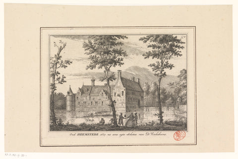 View of Oud Heemstede, anonymous, 1607 Canvas Print