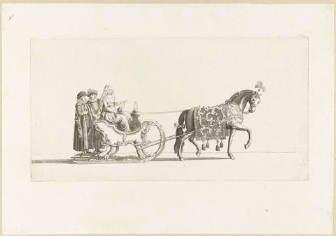 Eighth carriage, Nicolaas van der Worm, 1776 Canvas Print