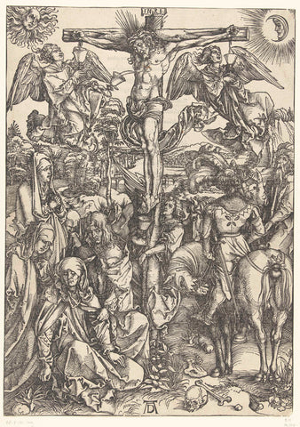 Crucifixion, Albrecht Dürer, 1511 Canvas Print