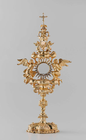 Monstrance from De Toren clandestine church, anonymous, c. 1675 Canvas Print