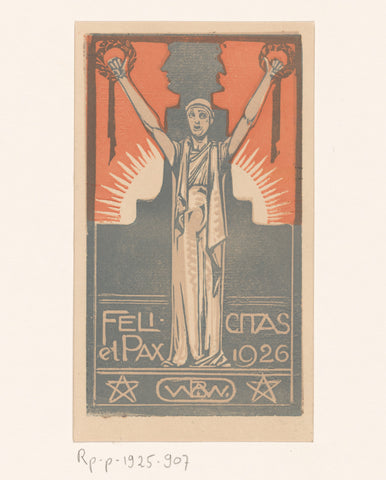 Felicitas and Pax 1926, Bernard Willem Wierink, 1925 Canvas Print