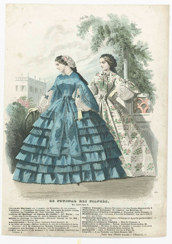 Le Journal des Fiancés, 1860-1861, No. 861 : Livres de Mariag (...), Laurent François Guerdet, c. 1860 - c. 1861 Canvas Print