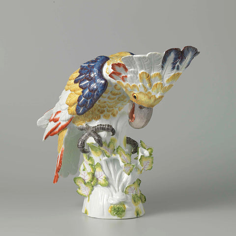 Cockatoo, Meissen Porcelain Manufactory, 1734 Canvas Print