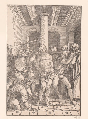 Geseling van Christus, anonymous, Hans Schäufelein, 1506 - 1507 Canvas Print