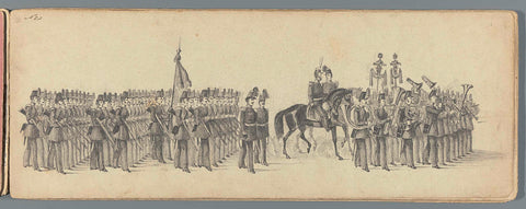 Funeral procession of Anna Paulowna (sheet 2), 1865, anonymous, 1865 Canvas Print