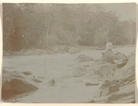 Superintendent Overloon at the Sarakreek, Jacob Evert Wesenhagen (attributed to), 1905 - 1910 Canvas Print