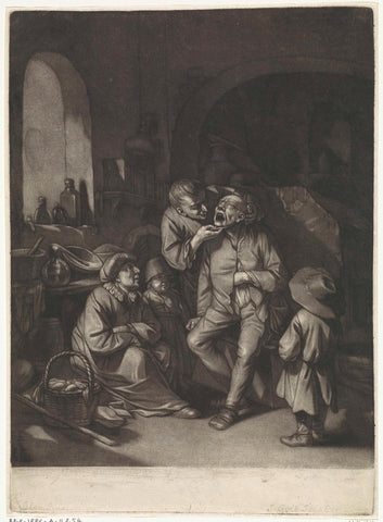 Dentist, Jacob Gole, 1670 - 1724 Canvas Print