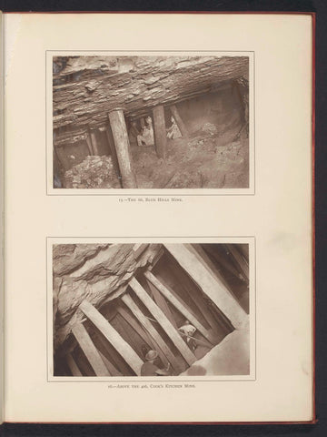 Pillars in a Cornwall mine, John Charles Burrow, c. 1893 Canvas Print