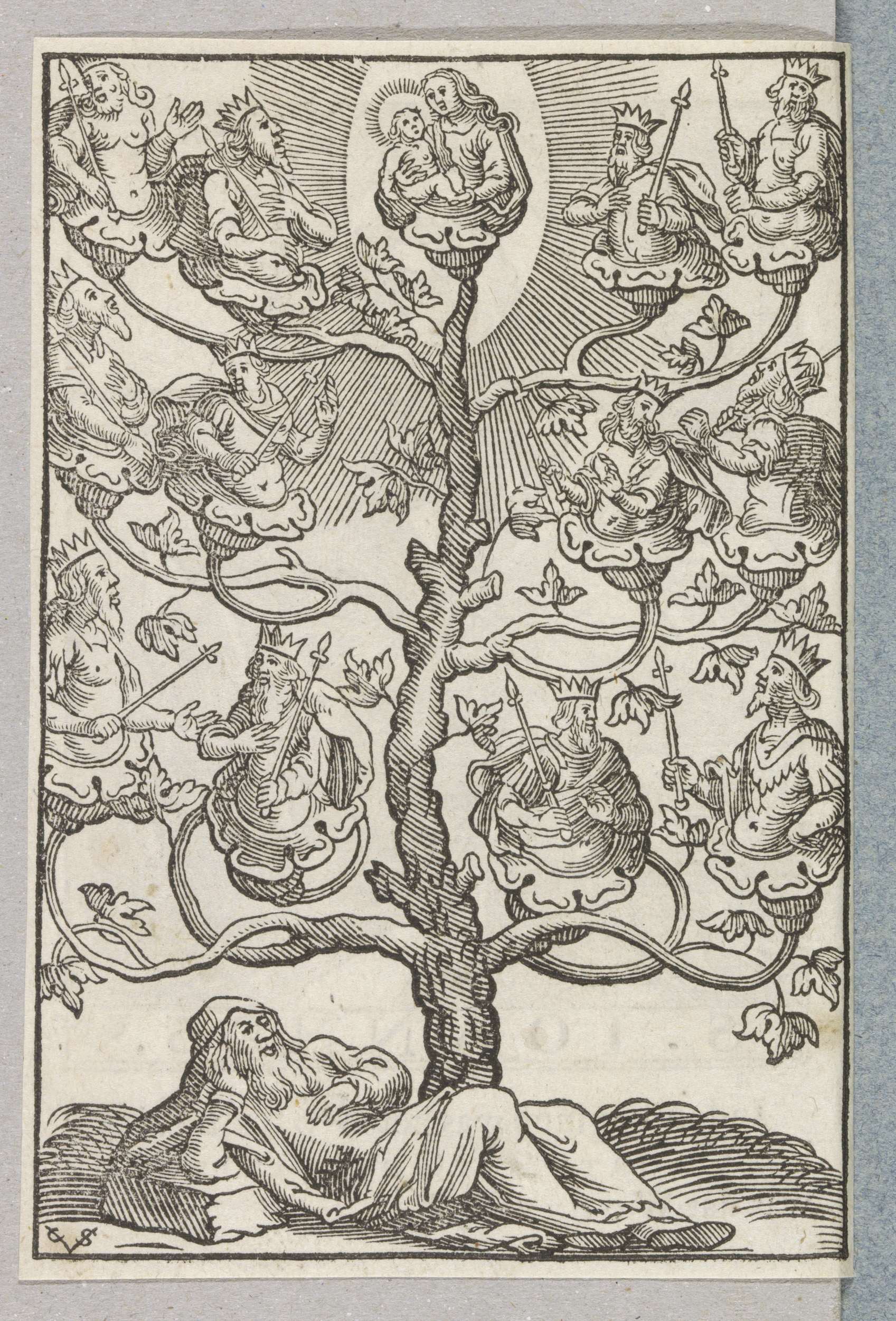 Tree of Jesse, Christoffel van Sichem (II), 16 | CanvasPrints.com