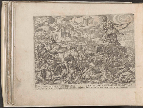 Triumph of death, Philips Galle, 1563 - 1567 Canvas Print