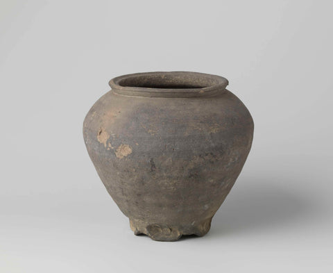 Pottery pot, anonymous, c. 1400 - c. 1950 Canvas Print