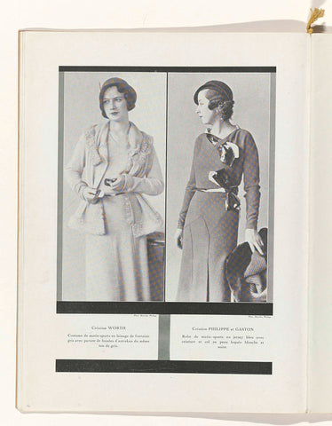 Art - Goût - Beauté, Feuillets de l' élégance féminine, Novembre 1931, No. 135, 12e Année, p. 16, Henrika Philipp, 1931 Canvas Print