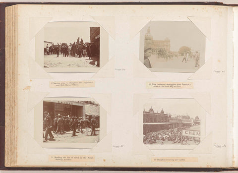 Transport by horse and carriage of two prisoners from the Column of Jameson in South Africa, anonymous, 1896 Canvas Print