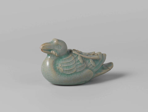 Duck-shaped Water Sprinkler, anonymous, c. 1100 - c. 1199 Canvas Print