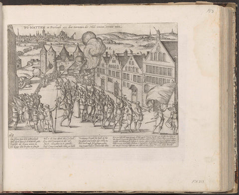 Keeping Hattem for the States, 1580, Frans Hogenberg, 1581 - c. 1585 Canvas Print