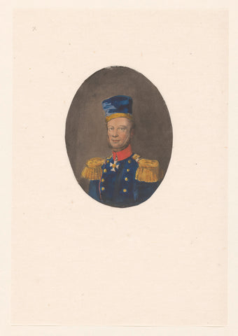 King William II, Hendrik Wilhelmus Last, 1849 - 1850 Canvas Print