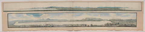 Panorama of St Helena Bay from the Berg River estuary, Robert Jacob Gordon (attributed to), 1777 - 1786 Canvas Print