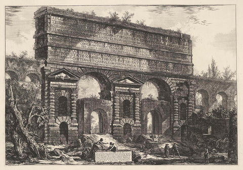 Rome, Giovanni Battista Piranesi, 1748-1778 Canvas Print