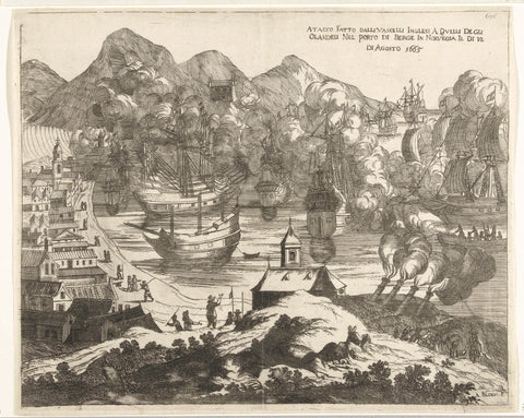 Battle of Bergen (Norway), 1665, Arnold Bloem,
