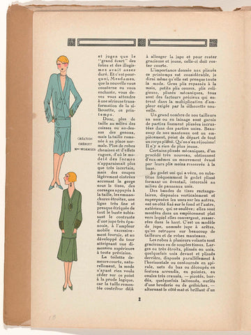 Très Parisien, 1926, No.  2, pag. 2: Fashion in General, G-P. Joumard (1926) Canvas Print